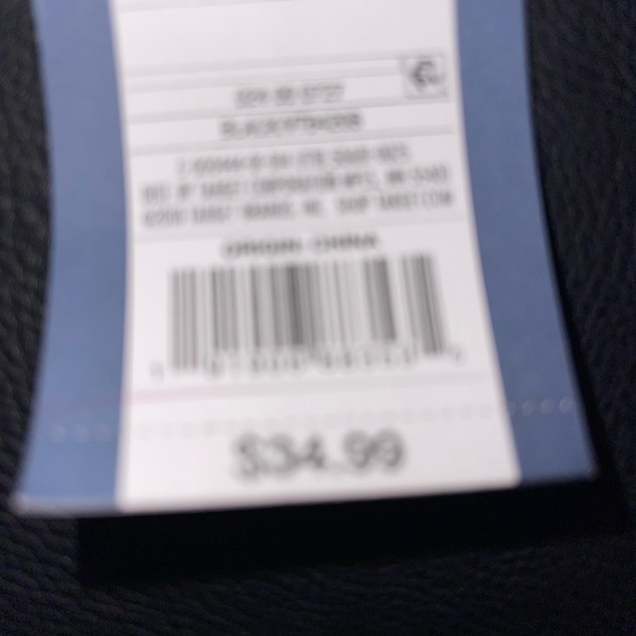 New Black Vintage Threqd Woven Backpack Purse - Picture 3 of 4